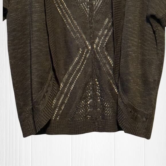 TORRID Pointelle Cardigan Short Sleeve Dolman Sweater - Picture 7 of 14